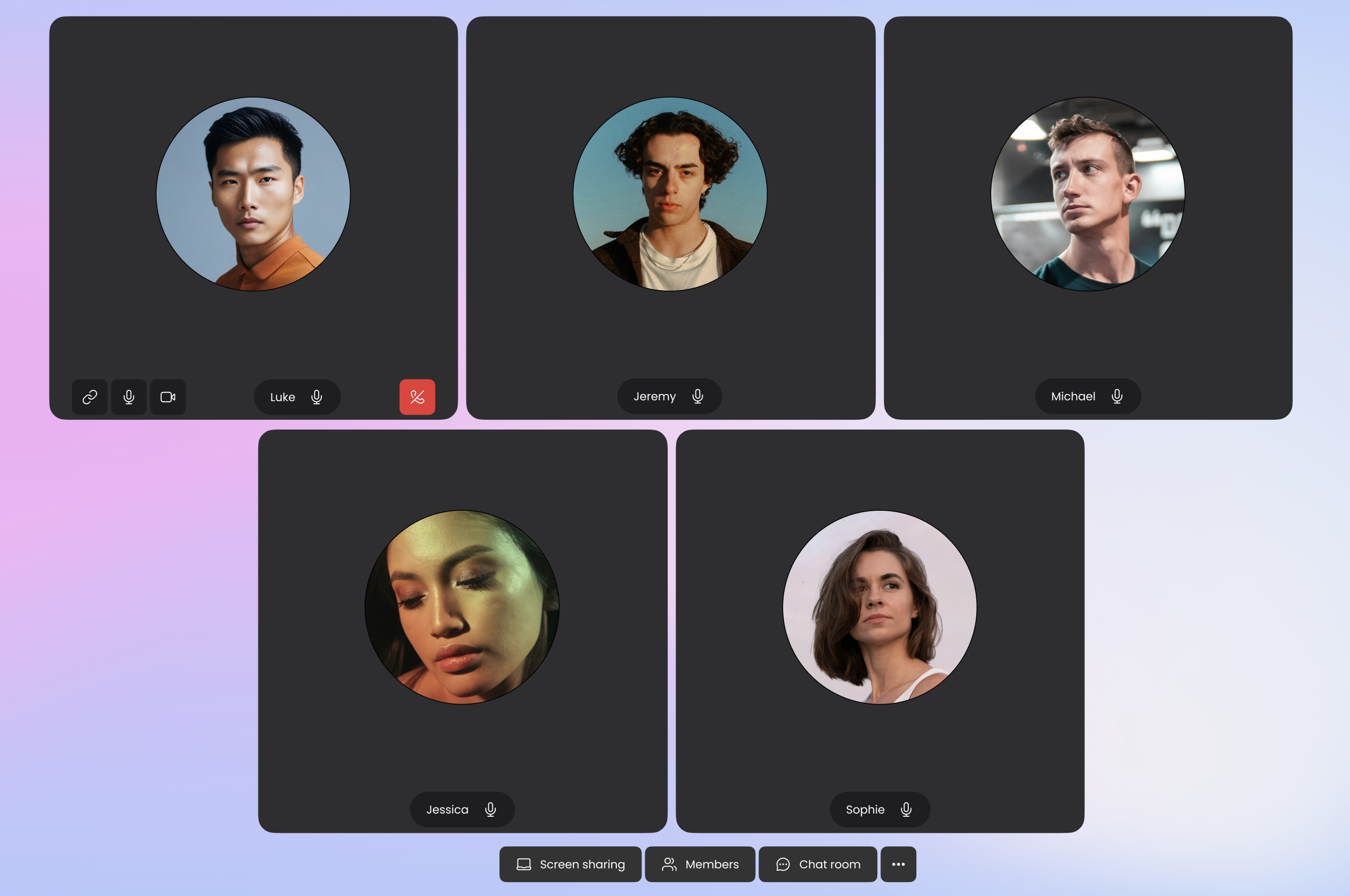 Unlyme encrypted video calls screenshot